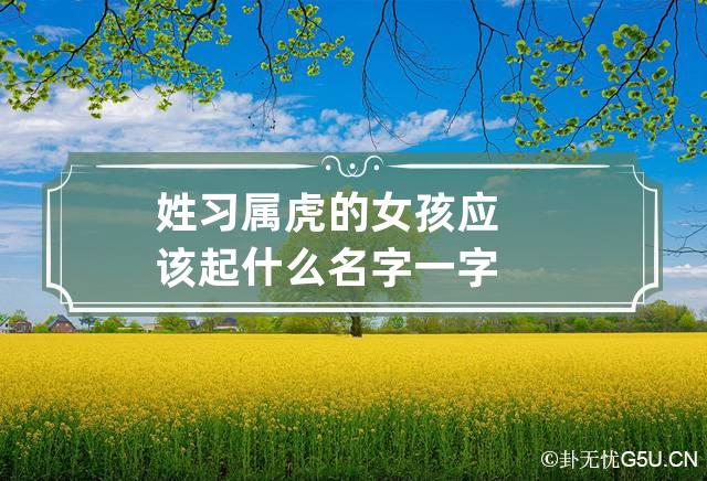 姓习属虎的女孩应该起什么名字一字